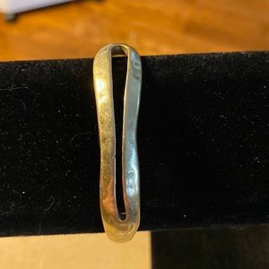 NWOT brushed gold cuff bracelet